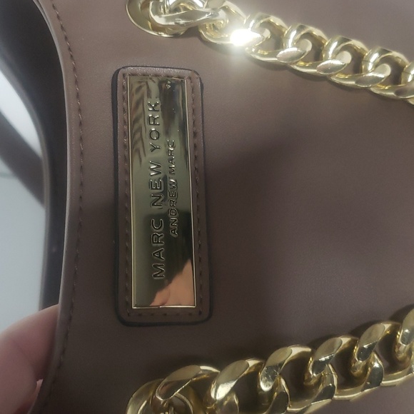 Marc New York Andrew Marc Brown & Gold Purse - Picture 2 of 8